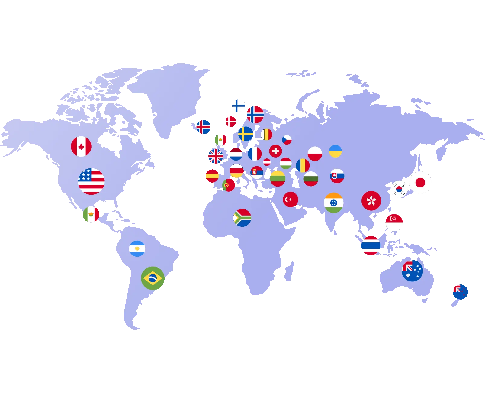 IPTV Channels world map